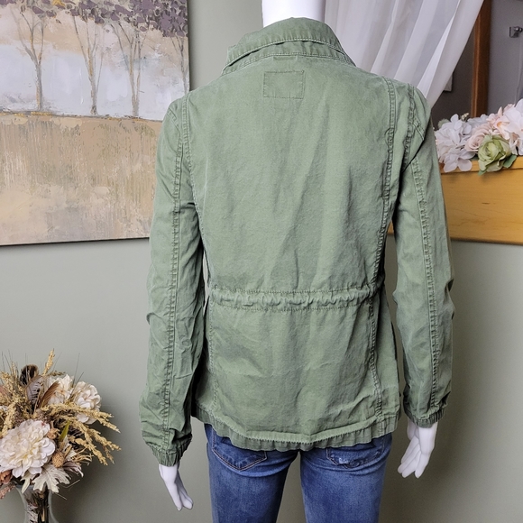 Old Navy Olive Green Cargo Utility Jacket - Picture 4 of 14